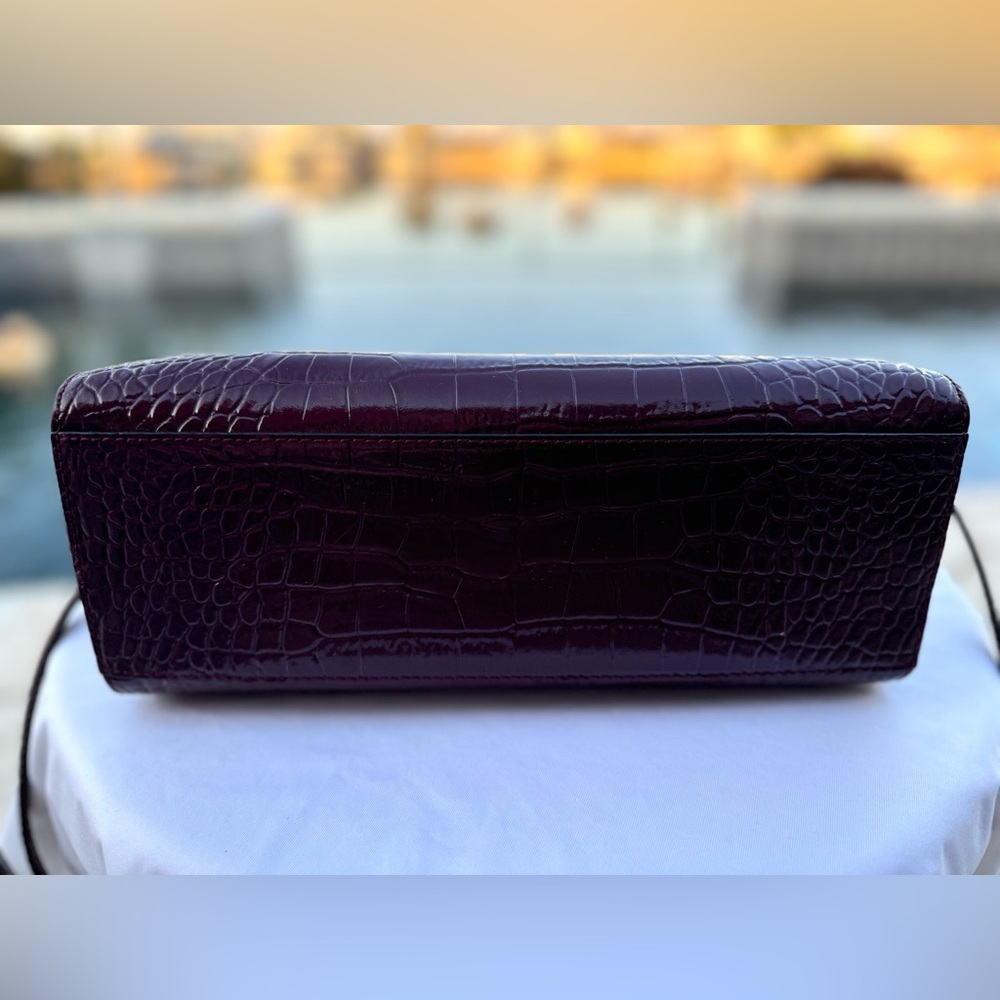 Kate Spade Croc-Embossed Satchel - Picture 8 of 13